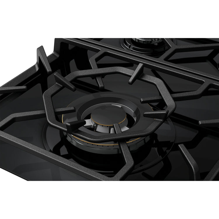 Westinghouse 60cm 3 Burner Ceramic Glass Gas Cooktop Black WHG639BD, Burner Off
