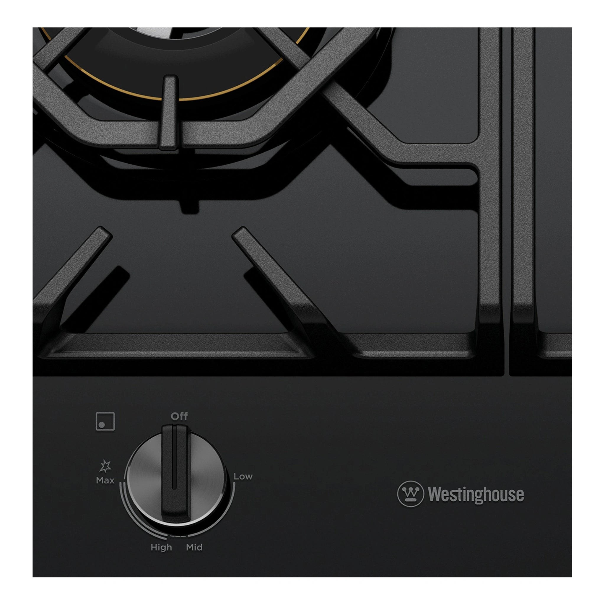 Westinghouse WHG639BD 60cm 3 Burner Ceramic Glass Gas Cooktop Black
