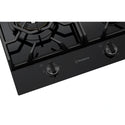 Westinghouse WHG639BD 60cm 3 Burner Ceramic Glass Gas Cooktop Black