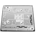 Westinghouse WHG640SB 60cm Natural Gas Cooktop, Back view