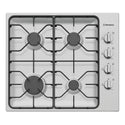 Westinghouse 60cm 4 Burner Stainless Steel Gas Cooktop WHG640SC, Front View