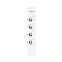 Westinghouse WHG640WB 60cm Natural Gas Cooktop, Control panel view