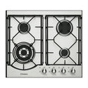 Westinghouse 60cm Stainless Steel Gas Cooktop WHG643SB, Top view