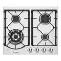 Westinghouse WHG644SA 60cm Stainless Steel Gas Cooktop, Top view