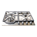 Westinghouse WHG646SA 60cm Natural Gas Cooktop, Front top view