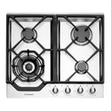 Westinghouse WHG646SB 60cm Stainless Steel Gas Cooktop, Top view
