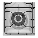 Westinghouse WHG953SC 90cm 5 Burner Stainless Steel Gas Cooktop, Cooktop view