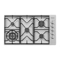 Westinghouse 90cm 5 Burner Stainless Steel Gas Cooktop WHG955SB, Top view 