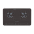 Westinghouse Portable Twin Induction Cooktop WHIC02K, Top view