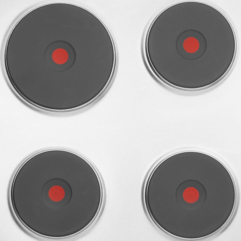 Westinghouse WHS642SA 60cm Electric Solid Cooktop, Cooktop view