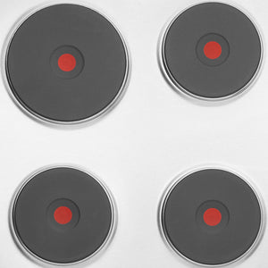 Westinghouse WHS642SA 60cm Electric Solid Cooktop, Cooktop view