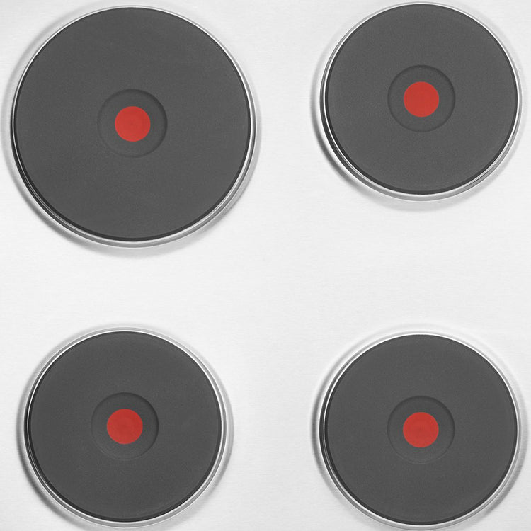 Westinghouse WHS642SA 60cm Electric Solid Cooktop, Cooktop view