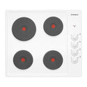 Westinghouse WHS642WA 60cm Electric Solid Cooktop, Top view