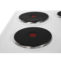 Westinghouse WHS642WA 60cm Electric Solid Cooktop, Cooktop view