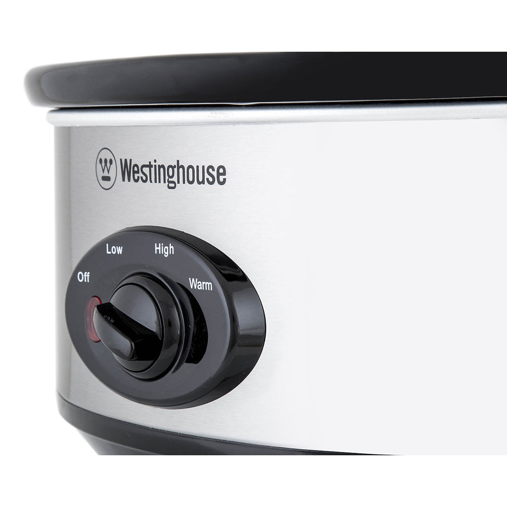 Westinghouse WHSC02SS 3.5L Slow Cooker Stainless Steel