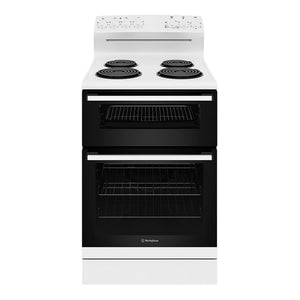 Westinghouse 60 cm Freestanding Electric Oven White WLE622WC, Front View