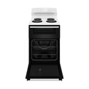 Westinghouse 60 cm Freestanding Electric Oven White WLE622WC, Front View Door Open