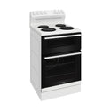 Westinghouse 60 cm Freestanding Electric Oven White WLE622WC, Left View