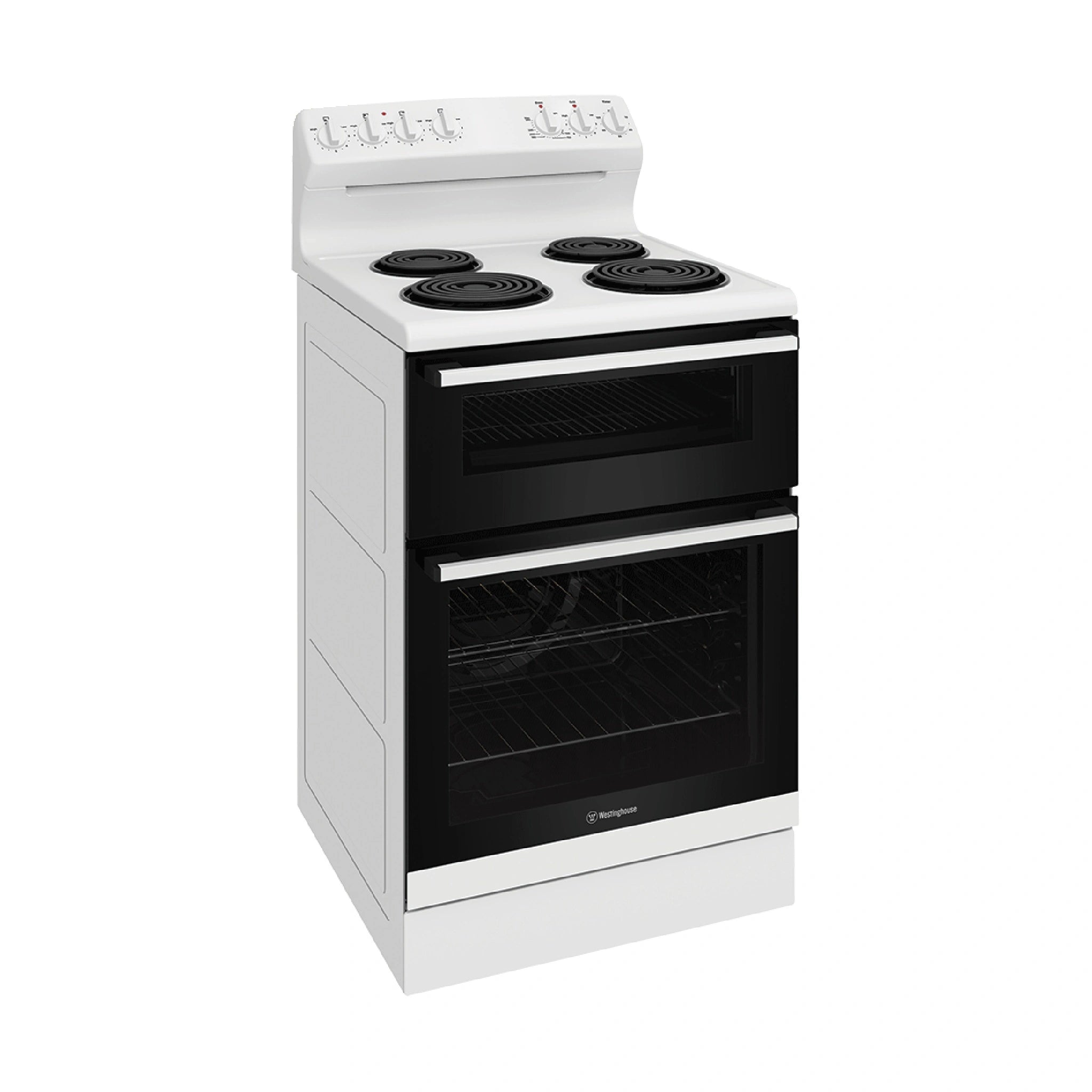 Westinghouse 60 cm Freestanding Electric Oven White WLE622WC, Left View