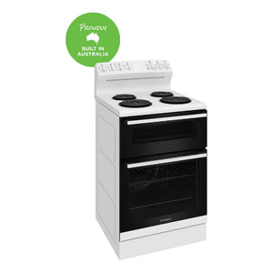 Westinghouse 60 cm Freestanding Electric Oven White WLE622WC, Left View