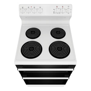 Westinghouse 60 cm Freestanding Electric Oven White WLE622WC, Top View