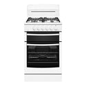 Westinghouse WLG503WBLP 54cm White Freestanding Cooker, Front view