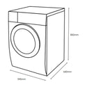 Euromaid WMFL10 White 10kg Front Load Washing Machine