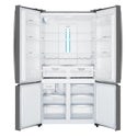 Westinghouse 600L French Door Fridge Dark Steel WQE6060BA, Front view with open doors