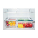 Westinghouse 609L French Door Fridge Stainless Steel WQE6870SA, Glass shelf and vegetable crisper drawer view 