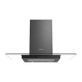 Westinghouse 90cm Canopy Rangehood Dark Steel WRCG914BC, Front view