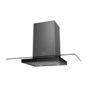 Westinghouse 90cm Canopy Rangehood Dark Steel WRCG914BC, Front left view
