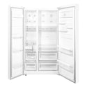 Westinghouse WSE6900WA 612L Side By Side Fridge White, Front view with open doors