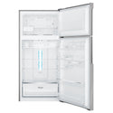 Westinghouse WTB5400SBR 536L Top Mount Fridge Stainless Steel, Front view with open doors