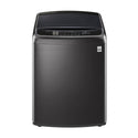 LG WTG1034BF 10kg Top Load Washing Machine Black, Front view