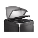 LG WTG1034BF 10kg Top Load Washing Machine Black, Side view
