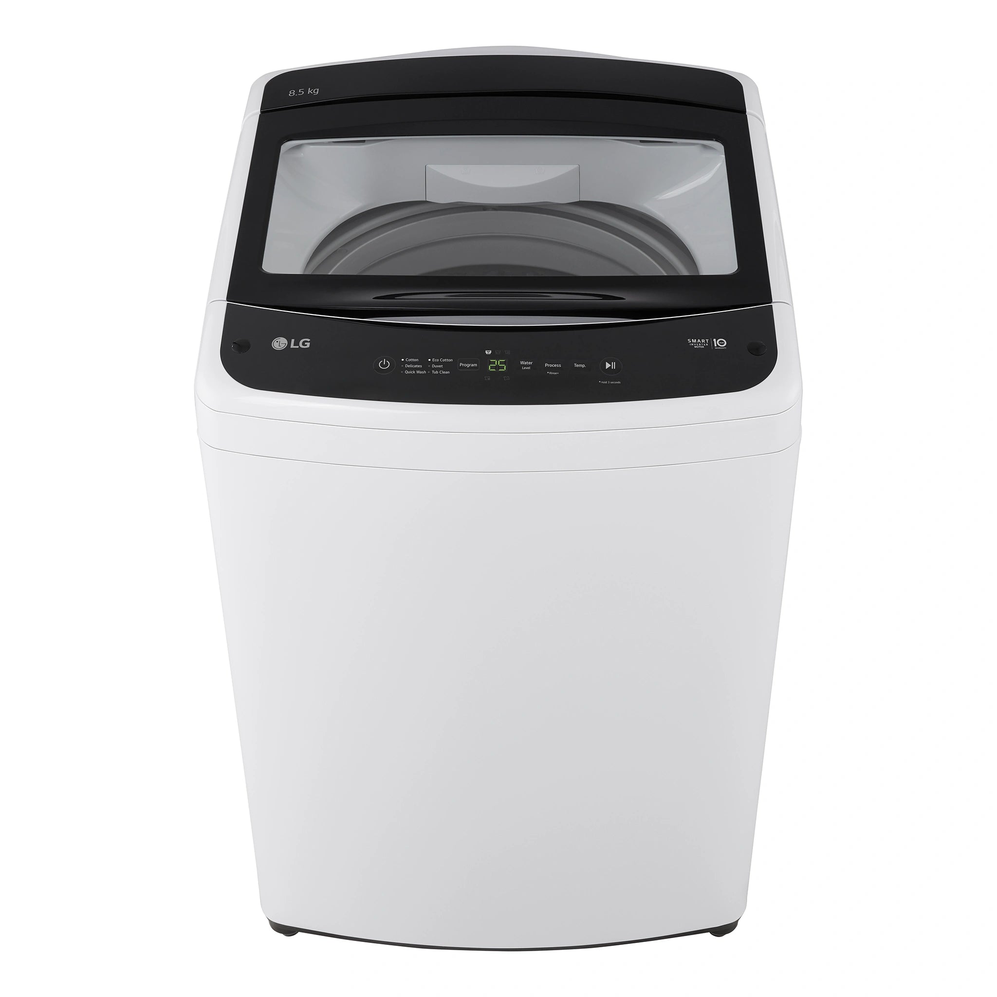 LG 8.5KG Top Load Washer - Smart Inverter WTL185W, Control Panel View