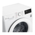 LG WV3-1208W 8kg Front Load Washer, Panel perspective view