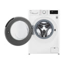 LG WV3-1208W 8kg Front Load Washer, Front view with door open
