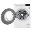 LG Front Load 7.5Kg Washing Machine with Steam+ WV5-1275W, Front view with door open