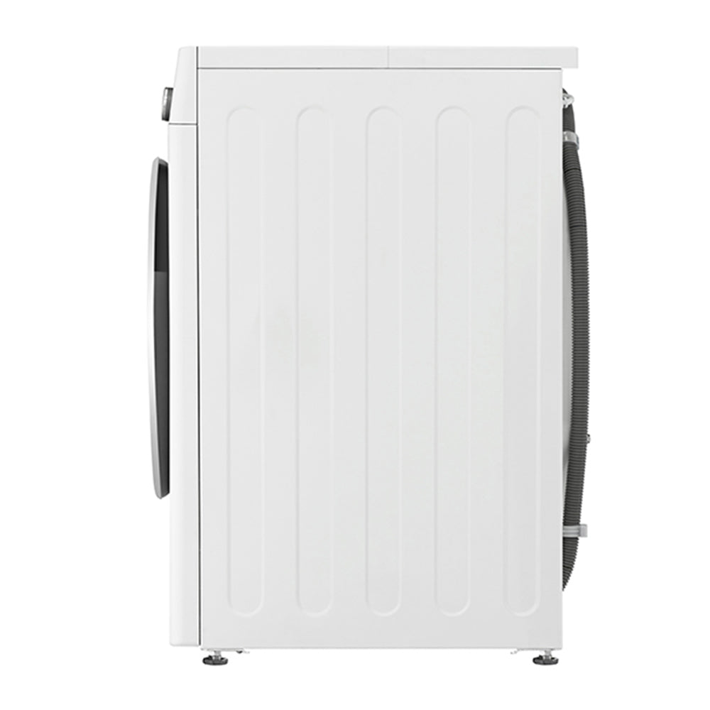 LG WV7-1409W Front Load 9Kg Washing Machine w/ Steam+, Side view
