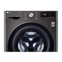 LG WV9-1408B 8kg Series 9 Front Load Washing Machine with Steam+, Panel perspective view