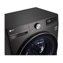 LG WV9-1409B Black Steel 9kg Front Load Washing Machine w/ Steam+