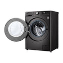 LG WV9-1409B Black Steel 9kg Front Load Washing Machine w/ Steam+