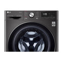 LG WV9-1409B Black Steel 9kg Front Load Washing Machine w/ Steam+