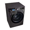 LG WV9-1409B Black Steel 9kg Front Load Washing Machine w/ Steam+