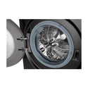 LG WV9-1409B Black Steel 9kg Front Load Washing Machine w/ Steam+