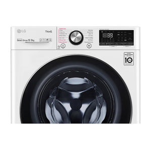 LG 10kg/6kg Series 9 Washer Dryer Combo WVC9-1410W, Panel perspective view