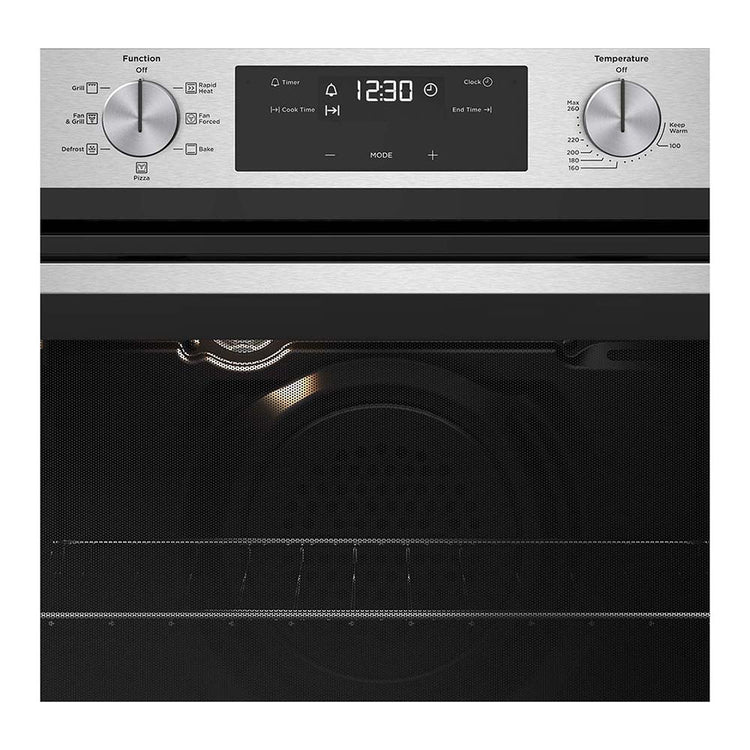 Westinghouse WVE615SC 60Cm Multifunctional Oven, Control panel view