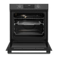 Westinghouse WVE617DSC 60cm Dark Stainless Steel 8-Function Electric Oven, Front open