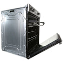 Westinghouse WVE655S Stainless-Steel 60cm Multifunction Oven, Side view with front open
